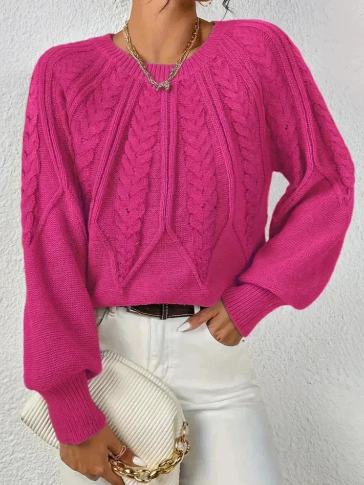 LILY | Knitted jumper with a fitted silhouette