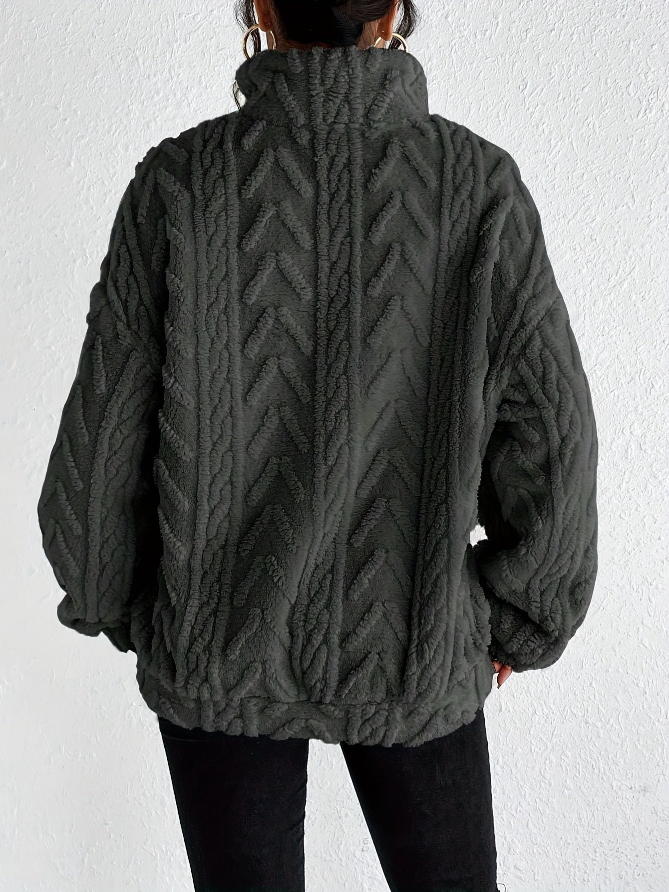 ALEXIS | Fleece jumper with relaxed fit
