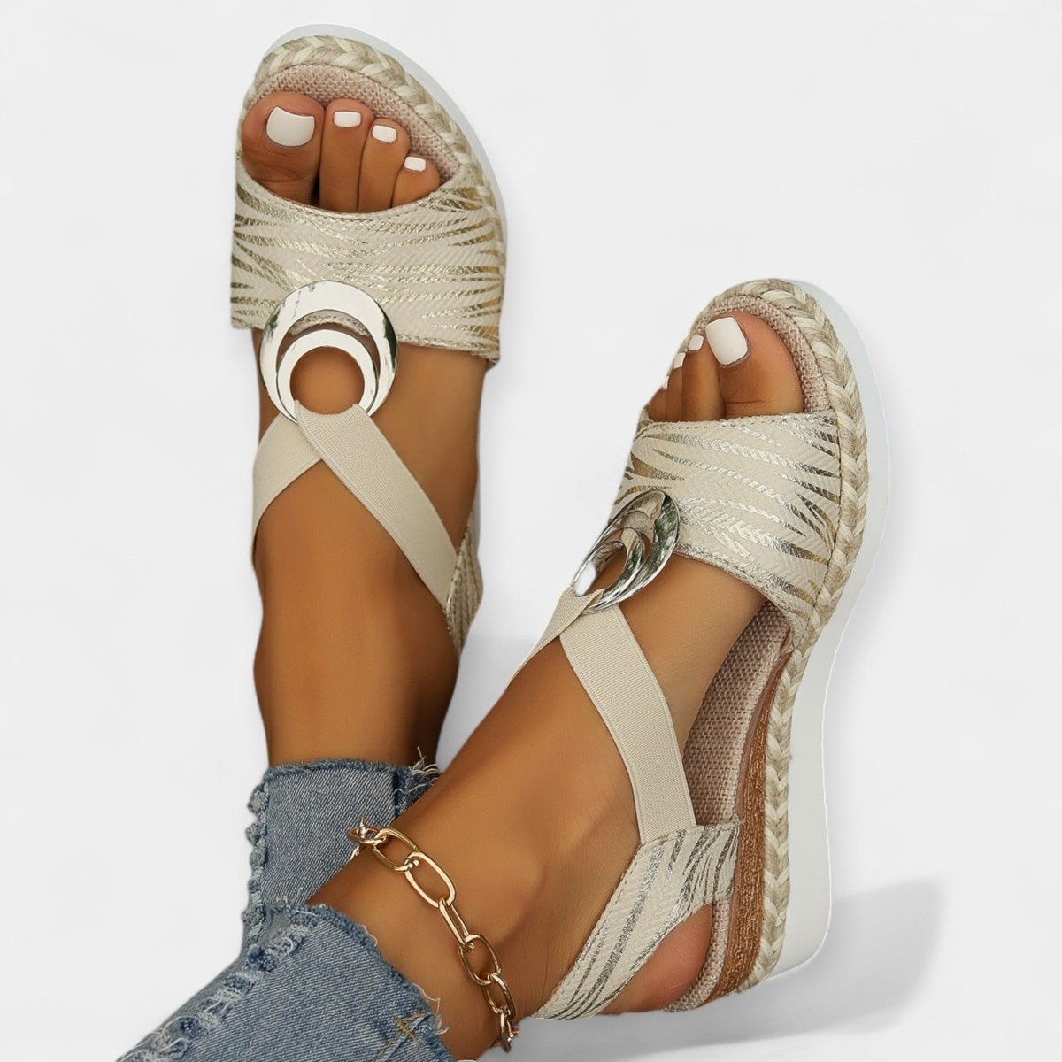 DARIA | Sandale tricotate cu design roman - Liora București