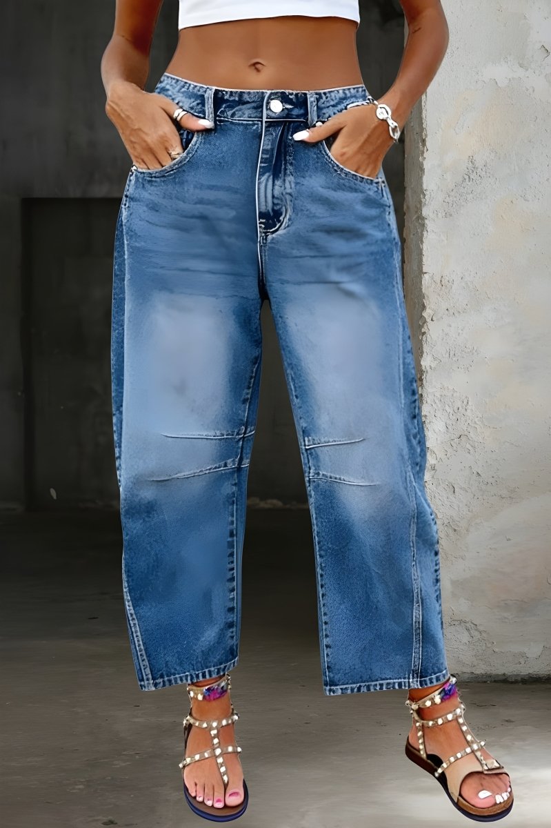 SASHA | Flared jeans with mid-rise fit - Liora Melbourne