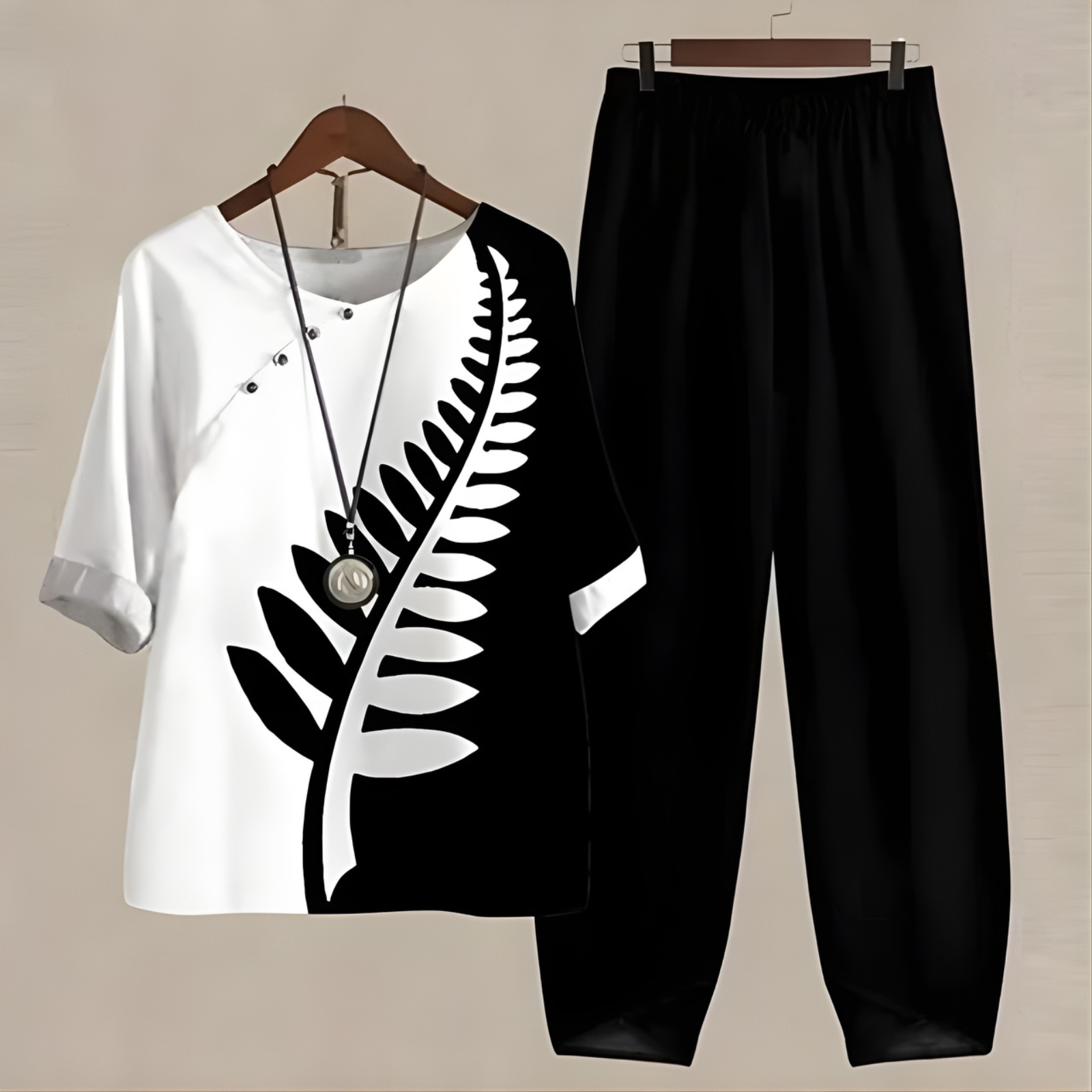 ODESSA | Set with wide-leg pants
