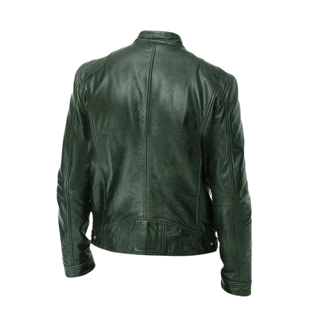 LUCA | Leather jacket with casual fit