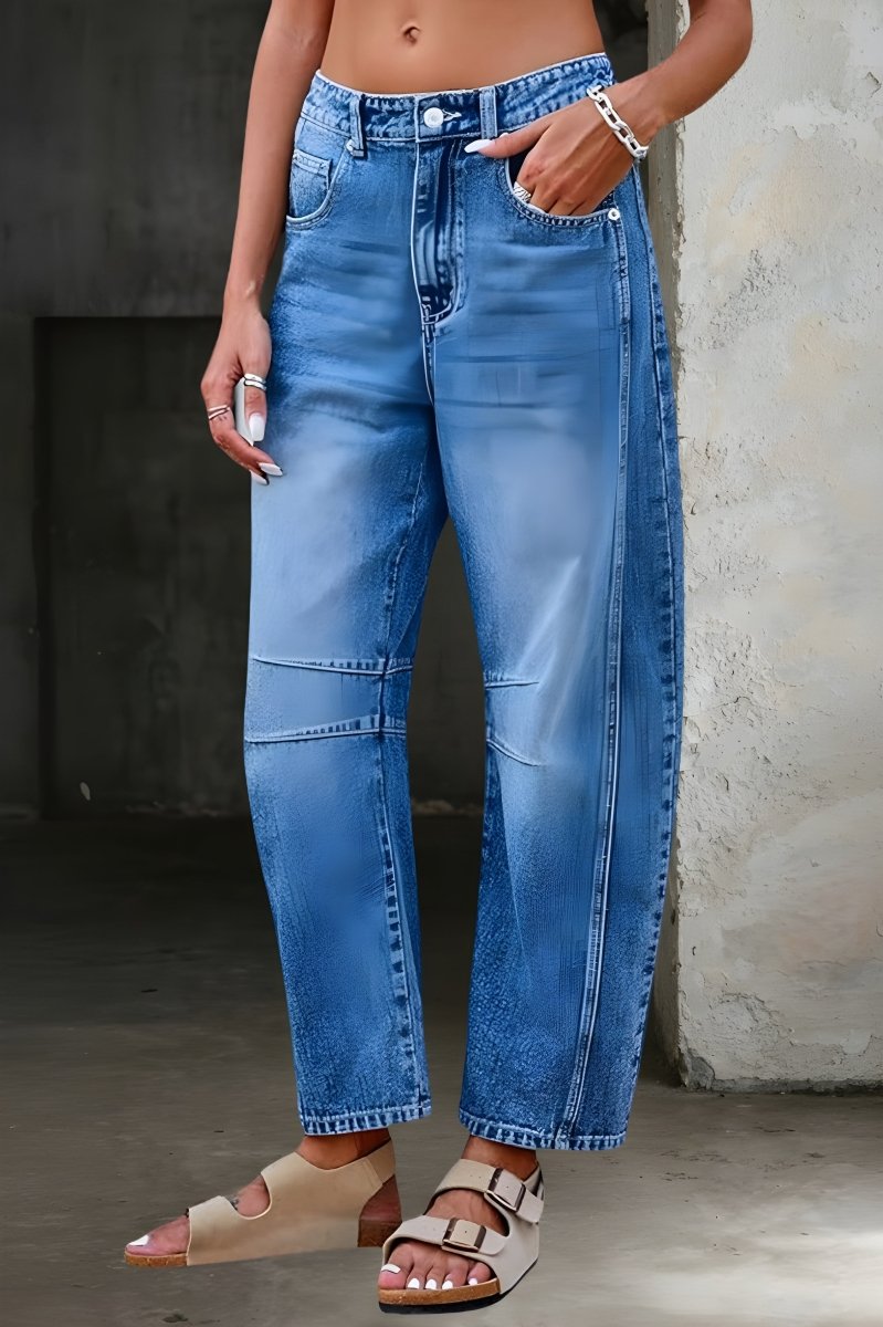 SASHA | Flared jeans with mid-rise fit - Liora Melbourne