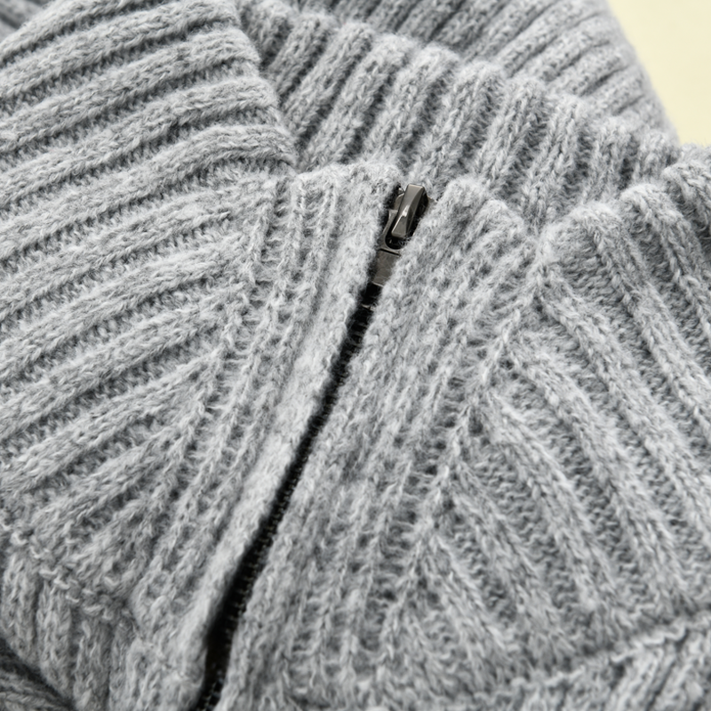LUCA | Knit cardigan with stripe detail