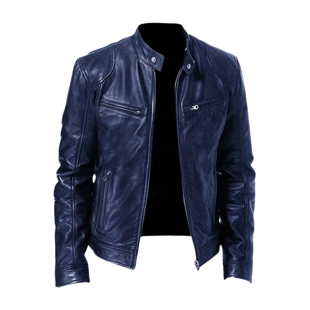 LUCA | Leather jacket with casual fit