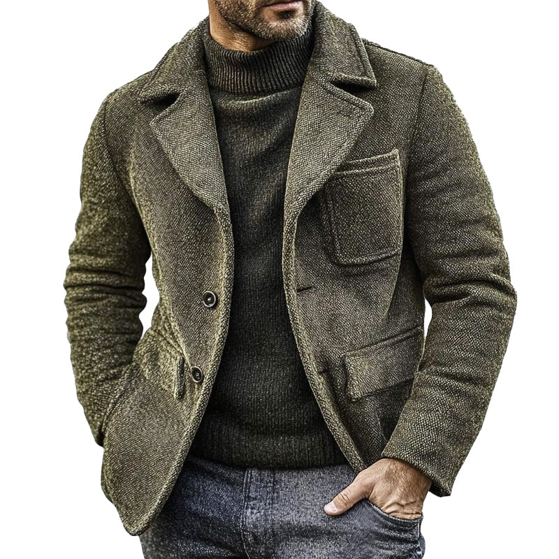 DYLAN | Canvas jacket with single-breasted closure
