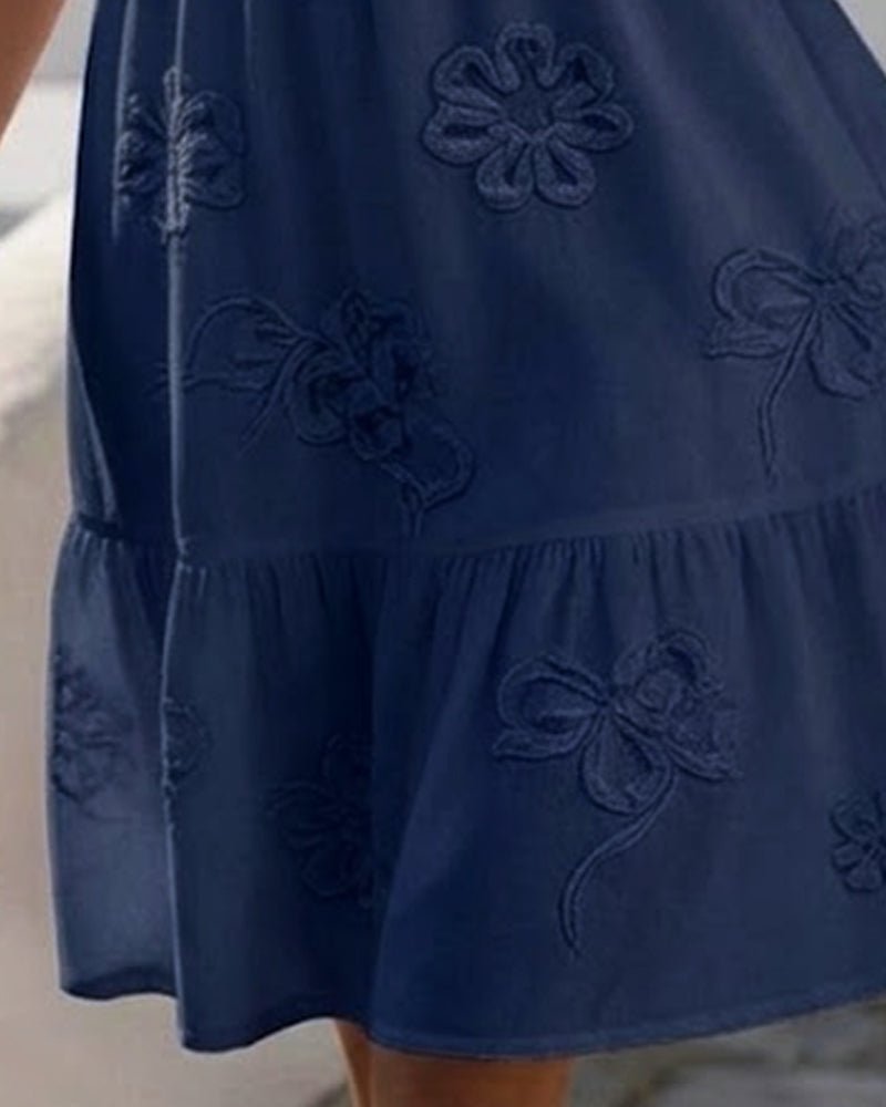 LARISA | Rochie cu mâneci bufante florală - Liora București