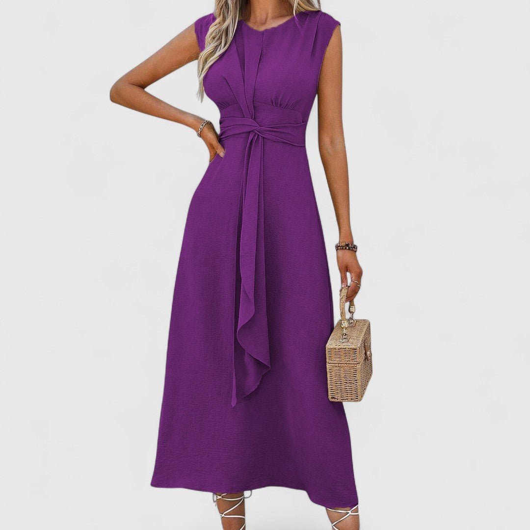 PENELOPA | Rochie maxi vaporoasă fără mâneci - Liora București