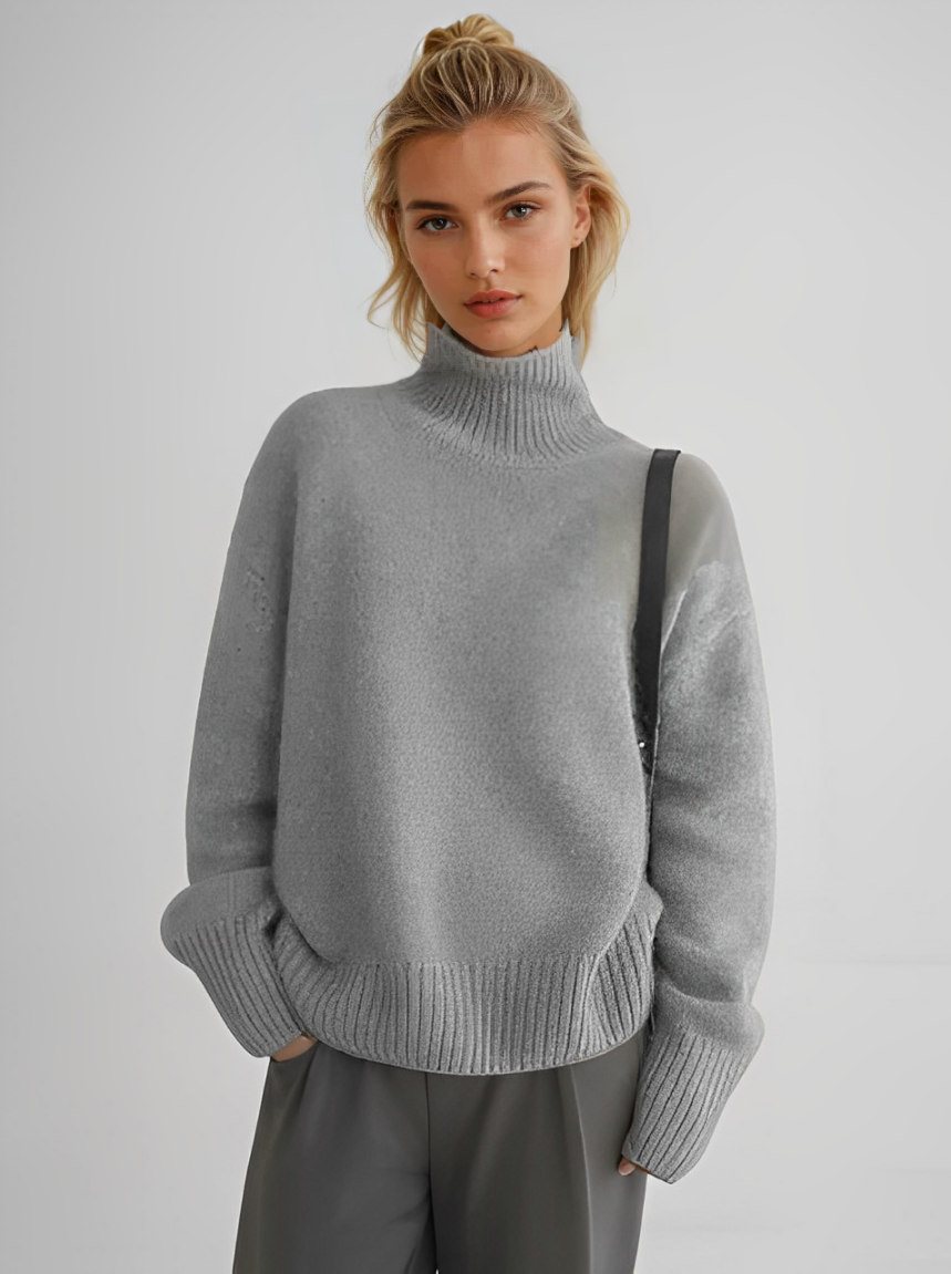 CASEY | Polo neck jumper in cashmere
