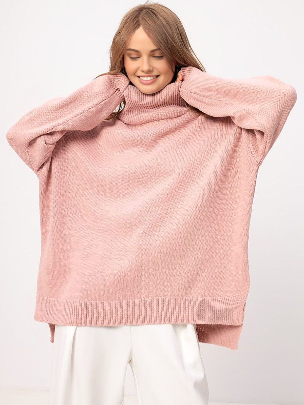 BROOKE | Oversized jumper with side splits