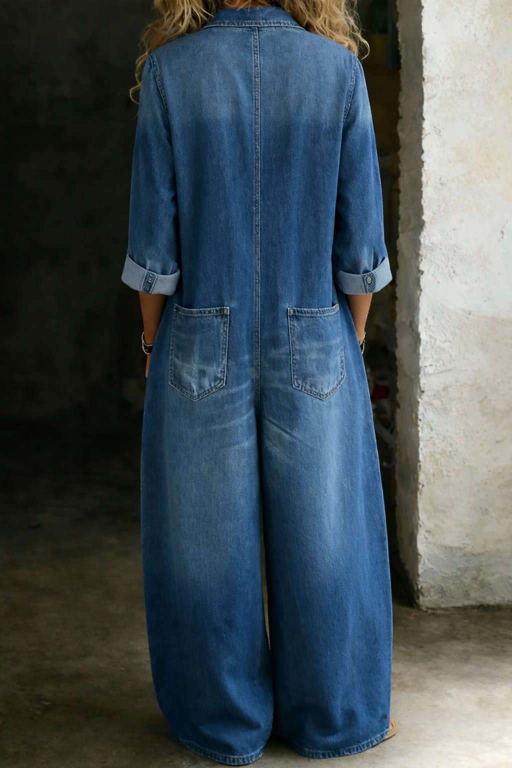 LENA | Jumpsuit with patch pockets