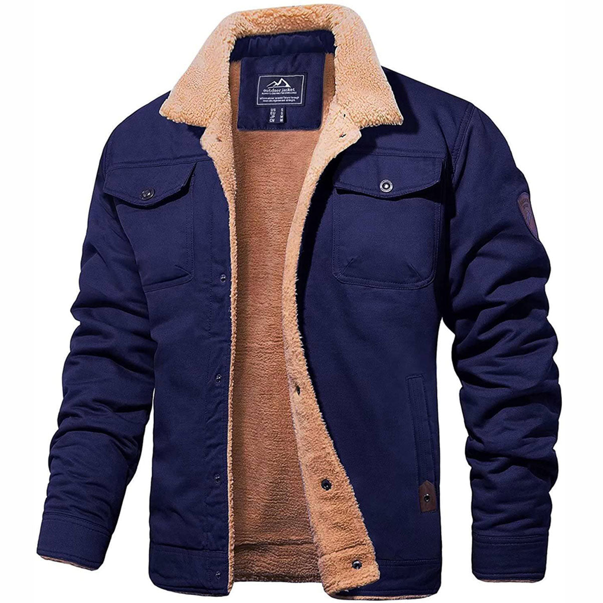 BLAKE | Bomber jacket with ribbed trims