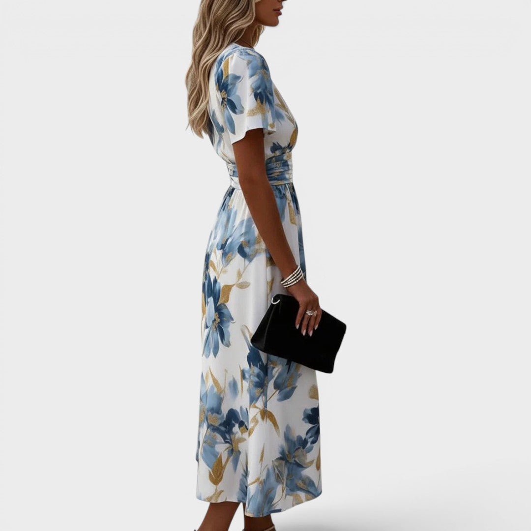 ELARA | Rochie midi cu imprimeu floral - Liora București