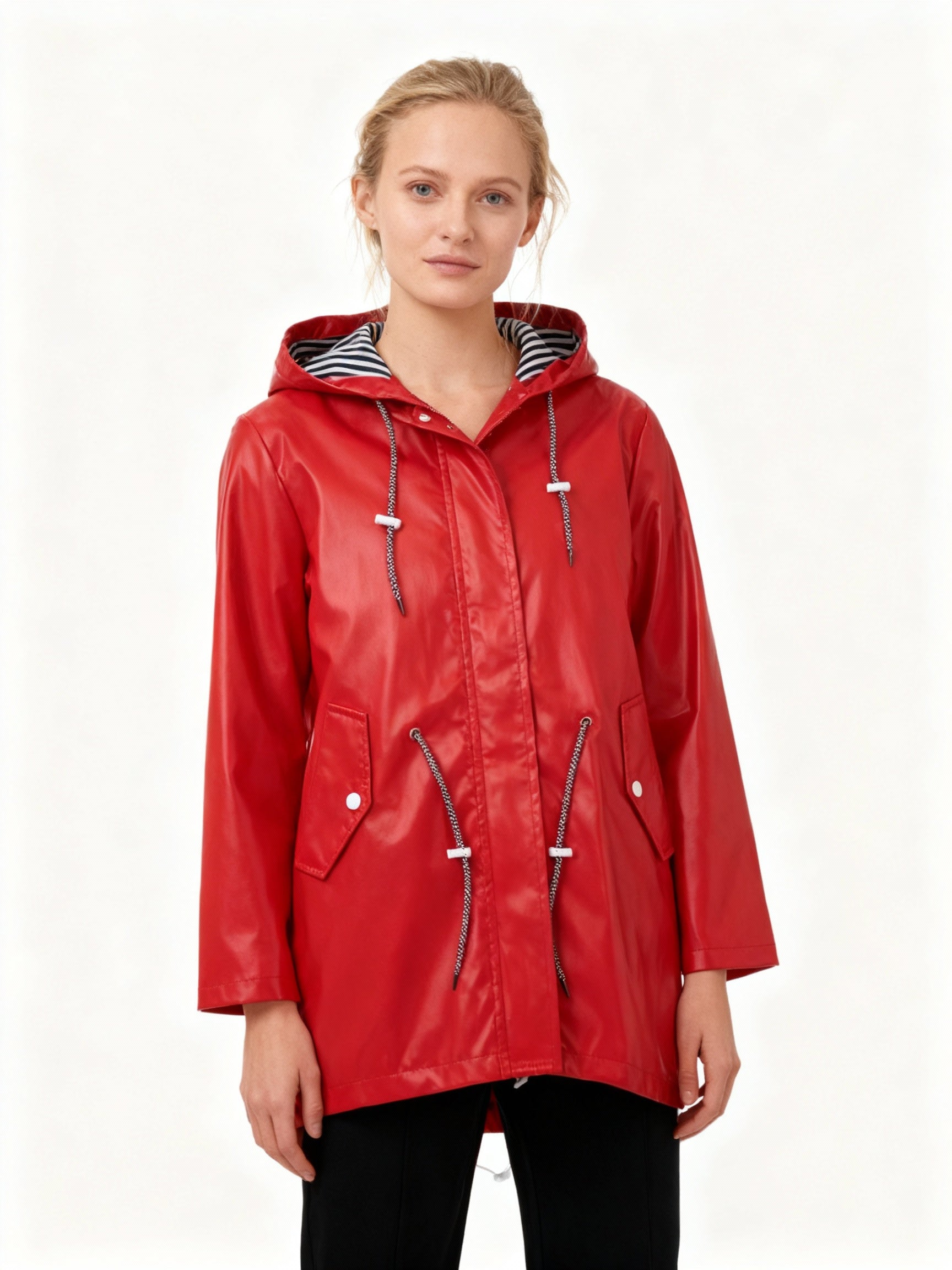 HARPER | Waterproof mac with hood