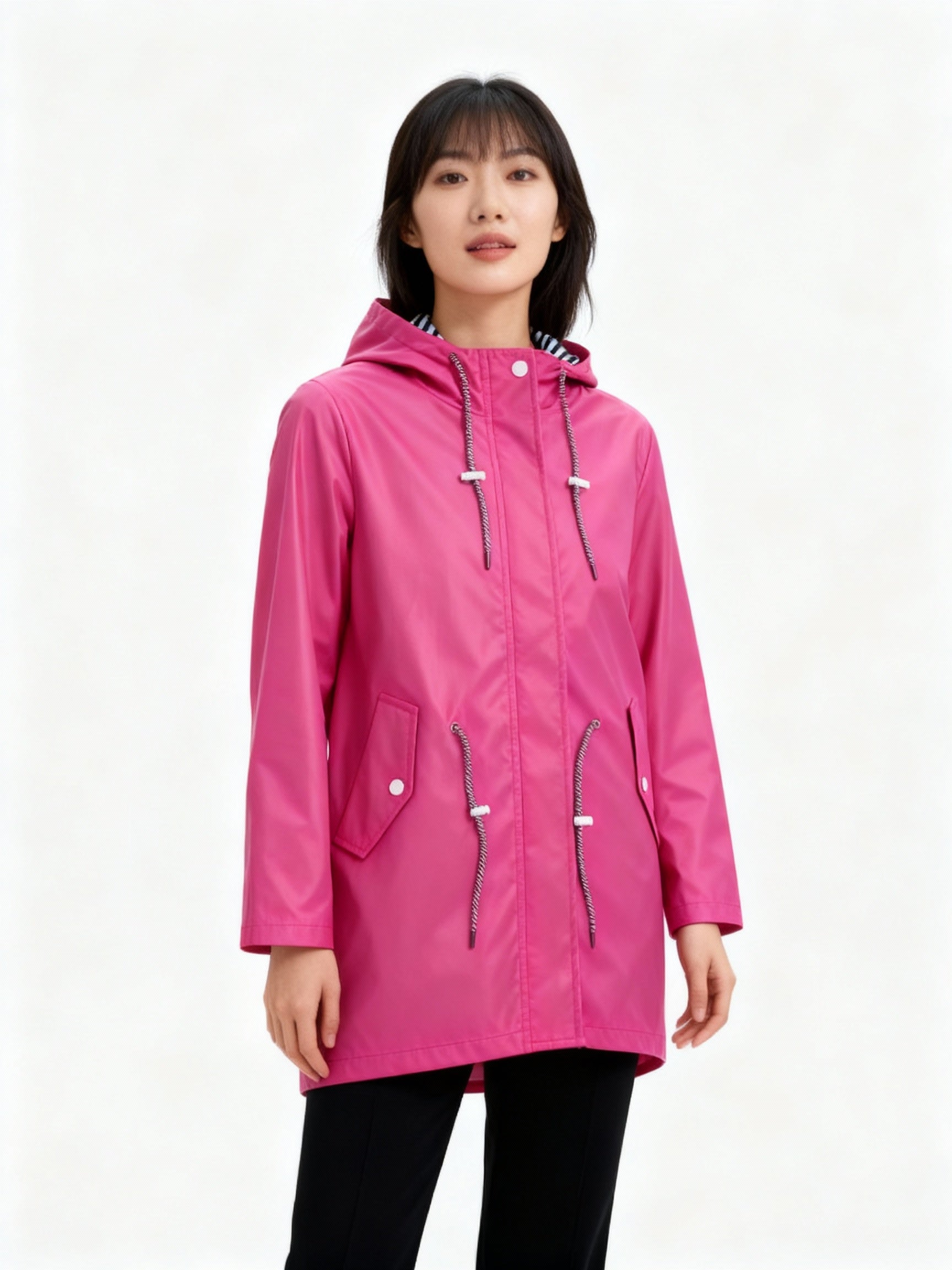 HARPER | Waterproof mac with hood