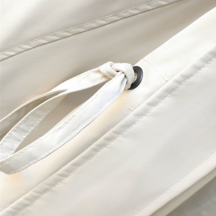 HARPER | Trench coat with two-tone design