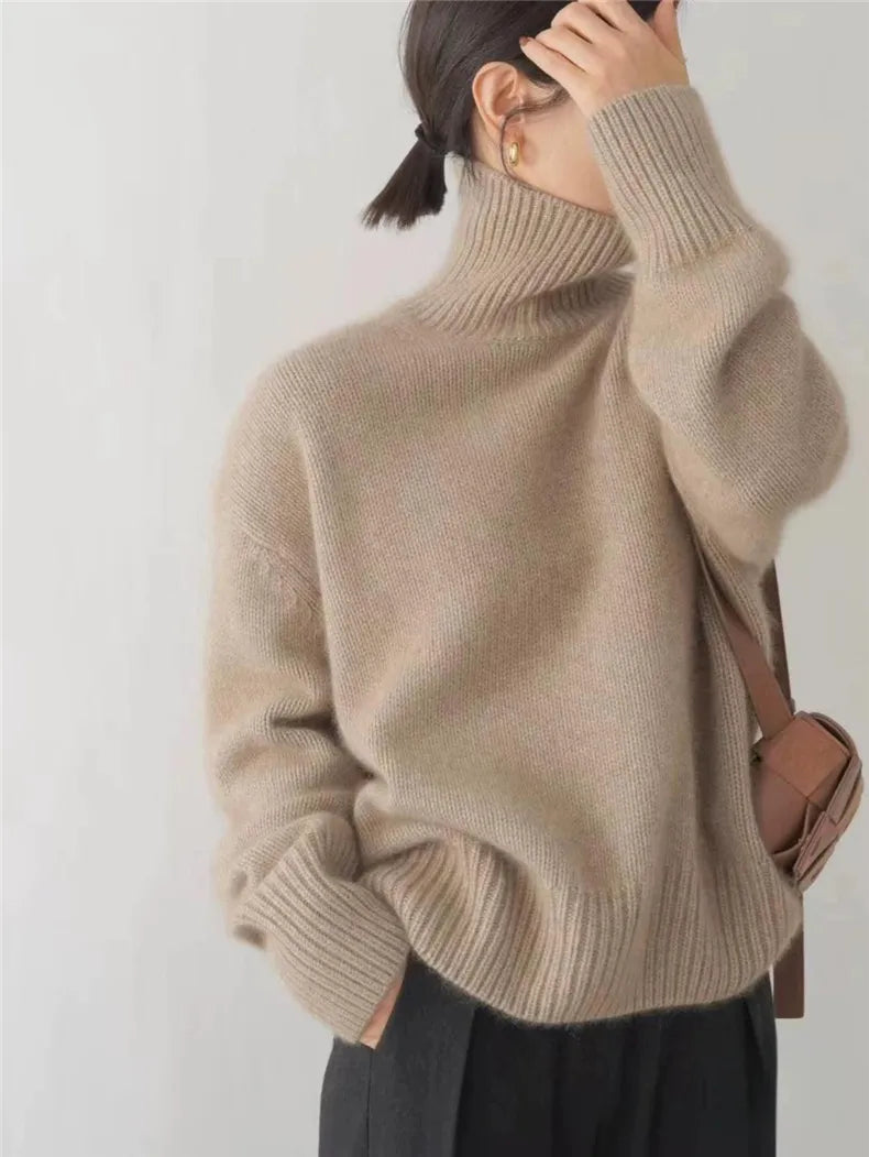 CASEY | Polo neck jumper in cashmere