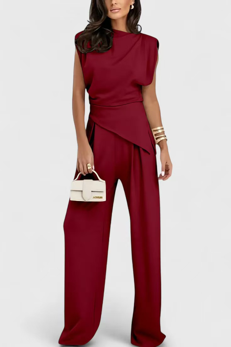 DIANN | Set with wide-leg trousers