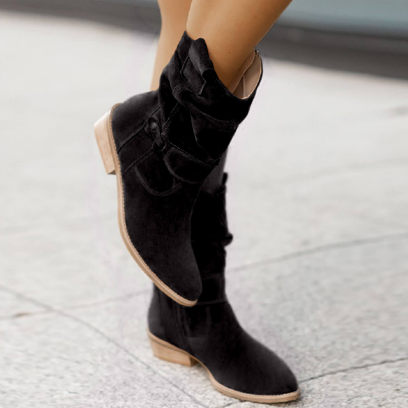 MILLIE | Ankle boots with suede finish