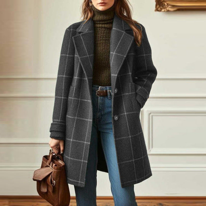 HARPER | Jacket with check pattern