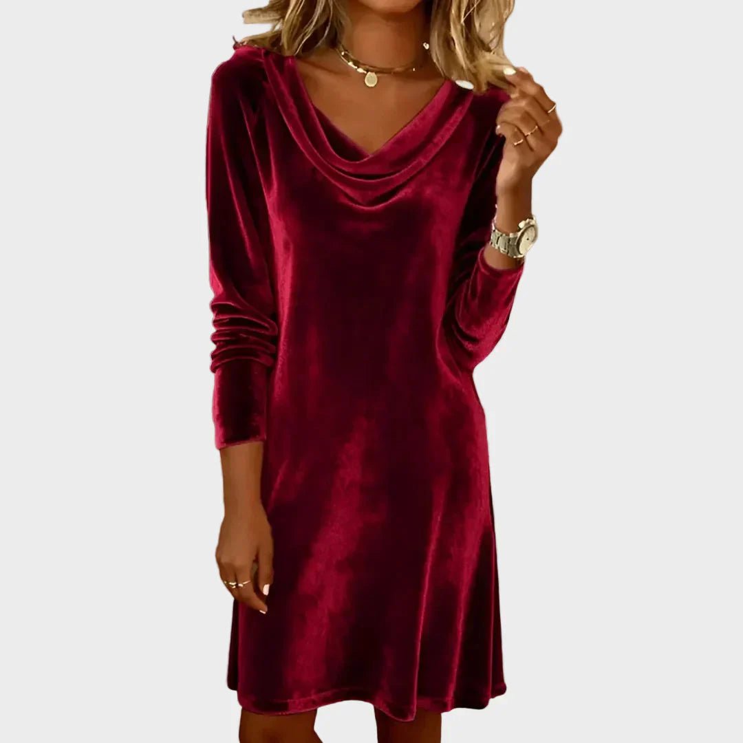 XENIA | Rochie catifelată elegantă - Liora București