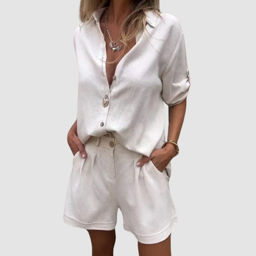 ALBA | Set with wide-leg pants