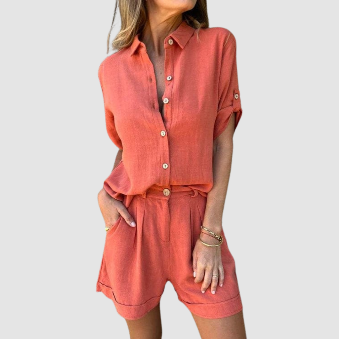 ALBA | Set with wide-leg pants