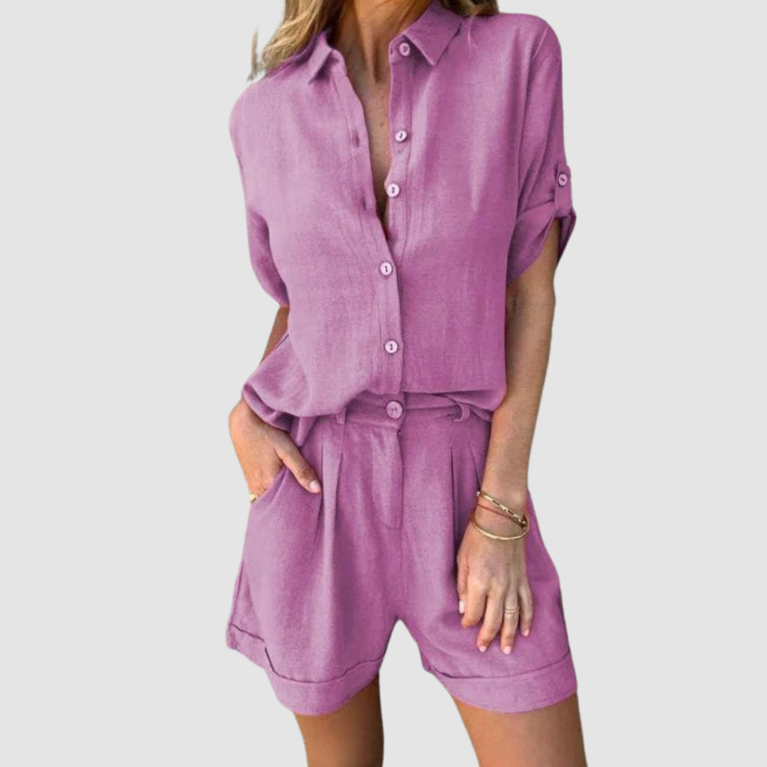 ALBA | Set with wide-leg pants