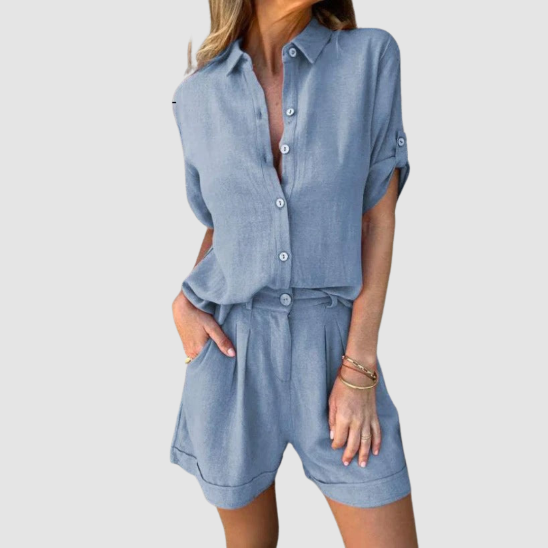ALBA | Set with wide-leg pants