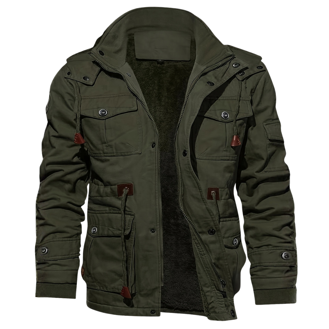 BEAU | Long coat with hood