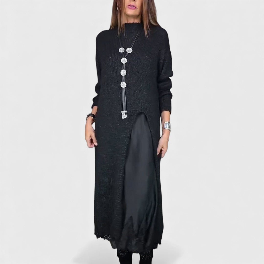 LENA | Set tricotat cu rochie fluidă - Liora București