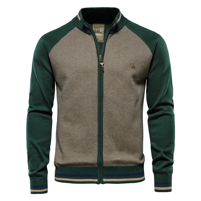 LUCA | Cardigan with ribbed trim