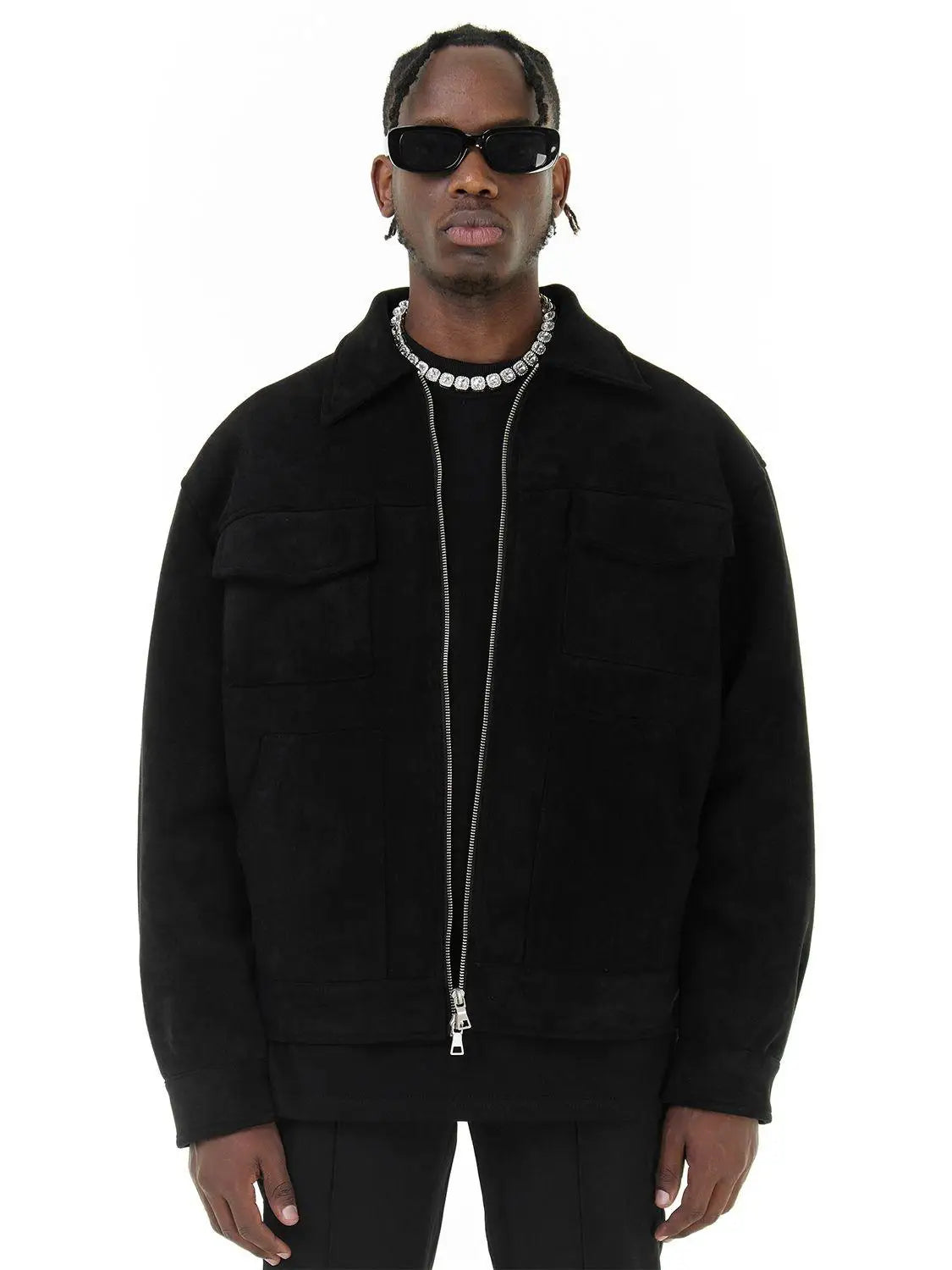 ELSIE | Oversized jacket in suede