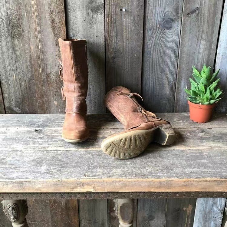 GIANA | Cowgirl boots with pointed toe - Liora Melbourne