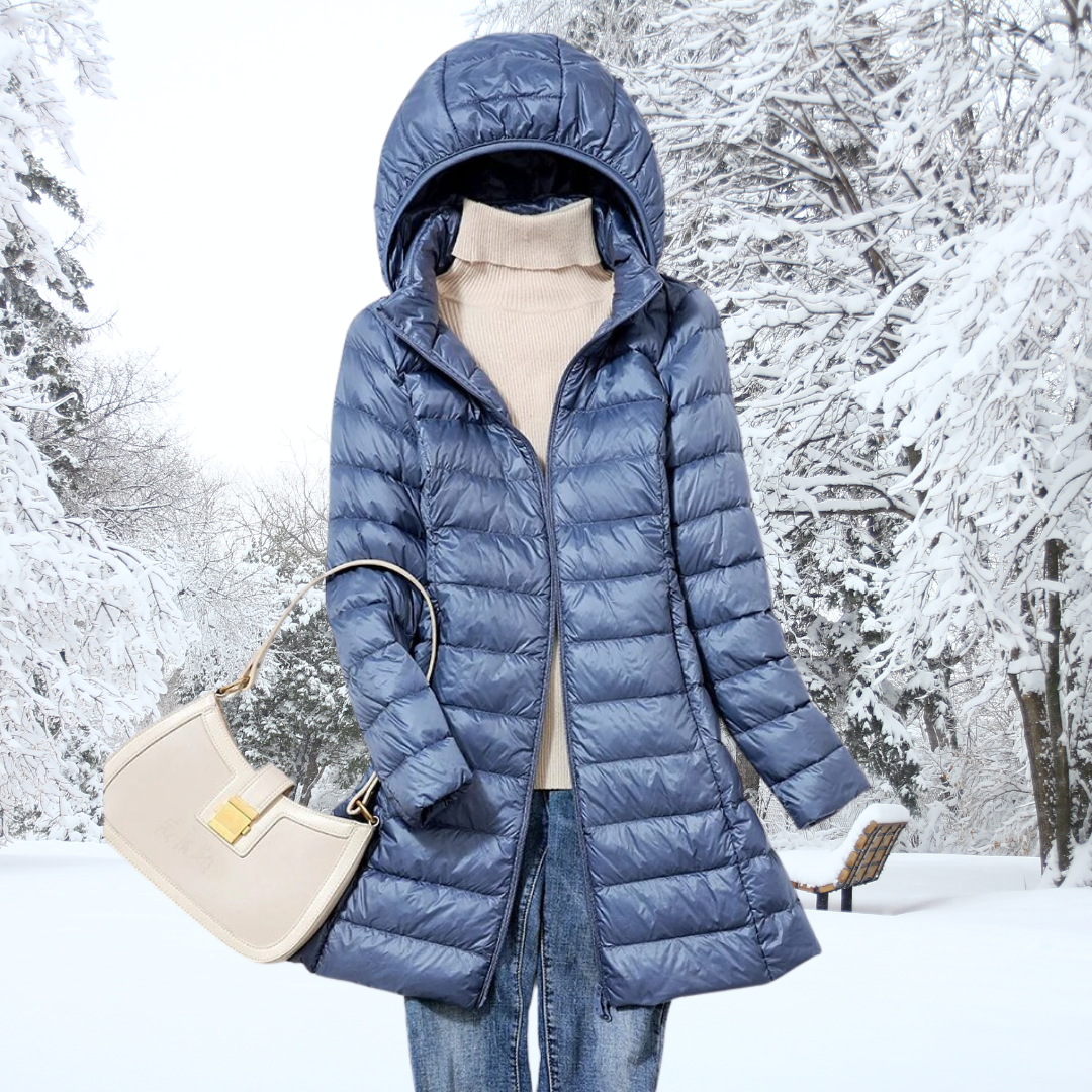 QUINN | Ultralight down jacket with quilted finish