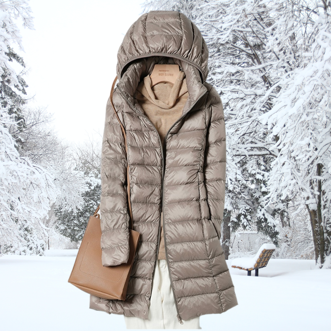 QUINN | Ultralight down jacket with quilted finish
