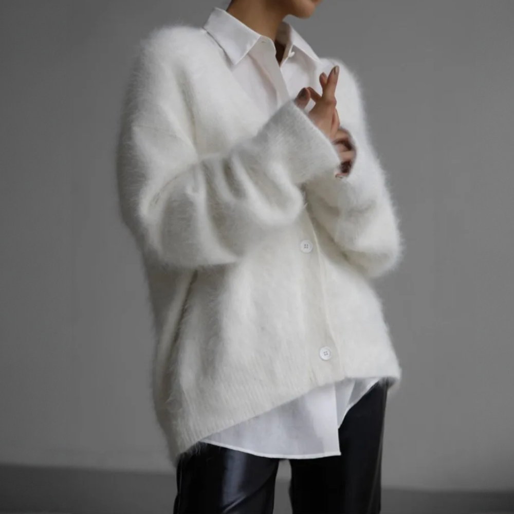 FLORENCE | Knitted cardigan with oversized fit