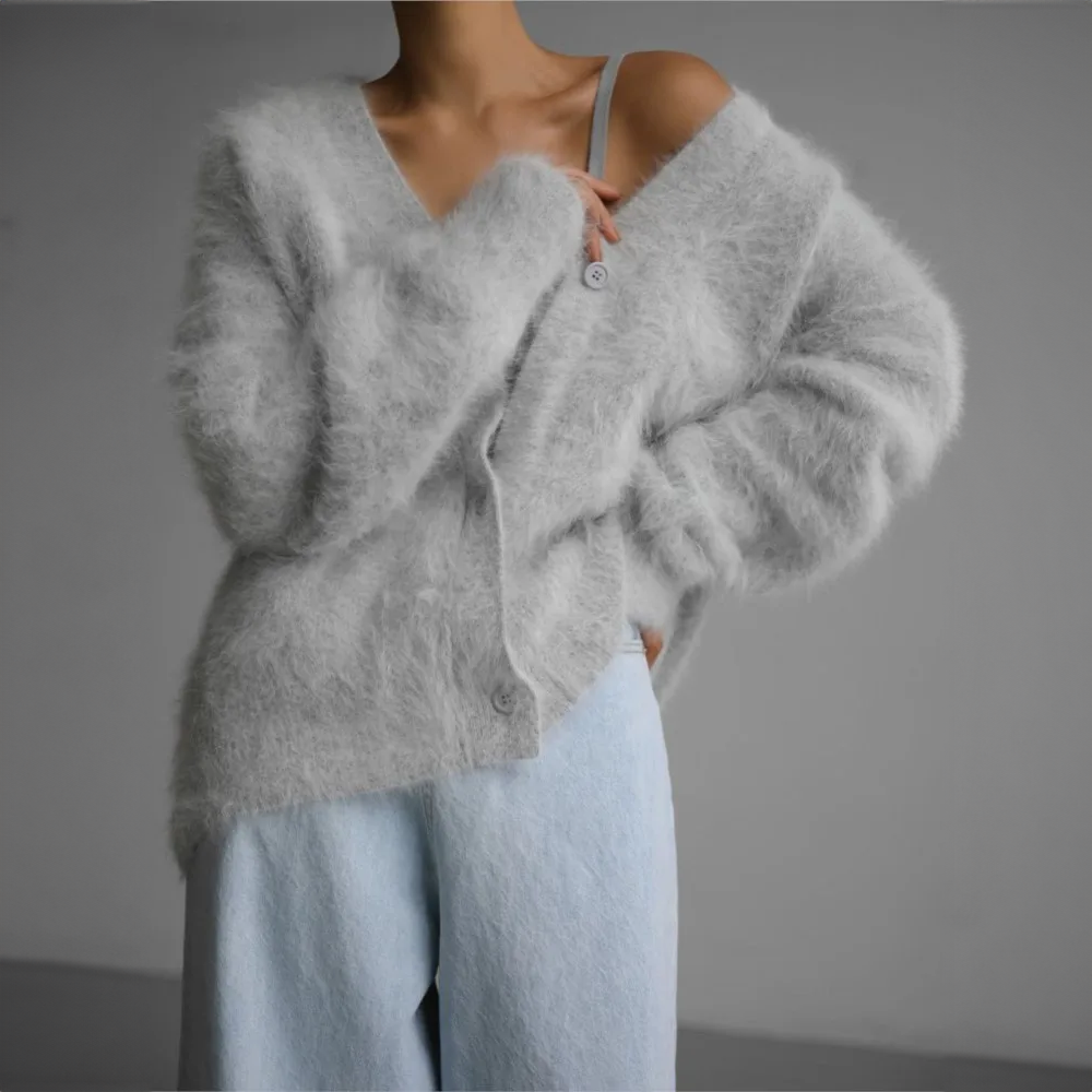 FLORENCE | Knitted cardigan with oversized fit