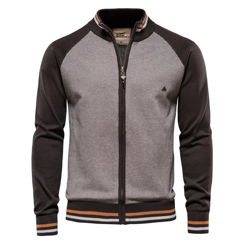LUCA | Cardigan with ribbed trim