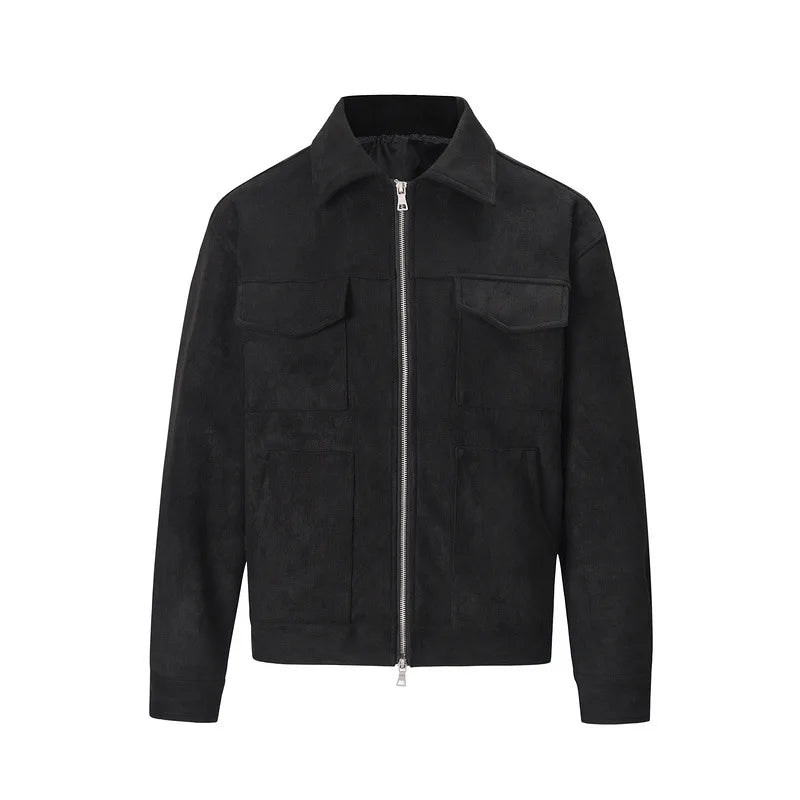 JUDE | Oversized jacket in suede
