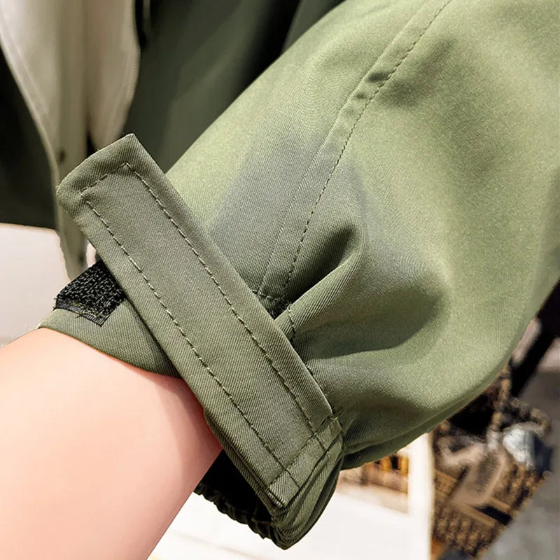 FIORE | Windbreaker jacket with drawcord waist
