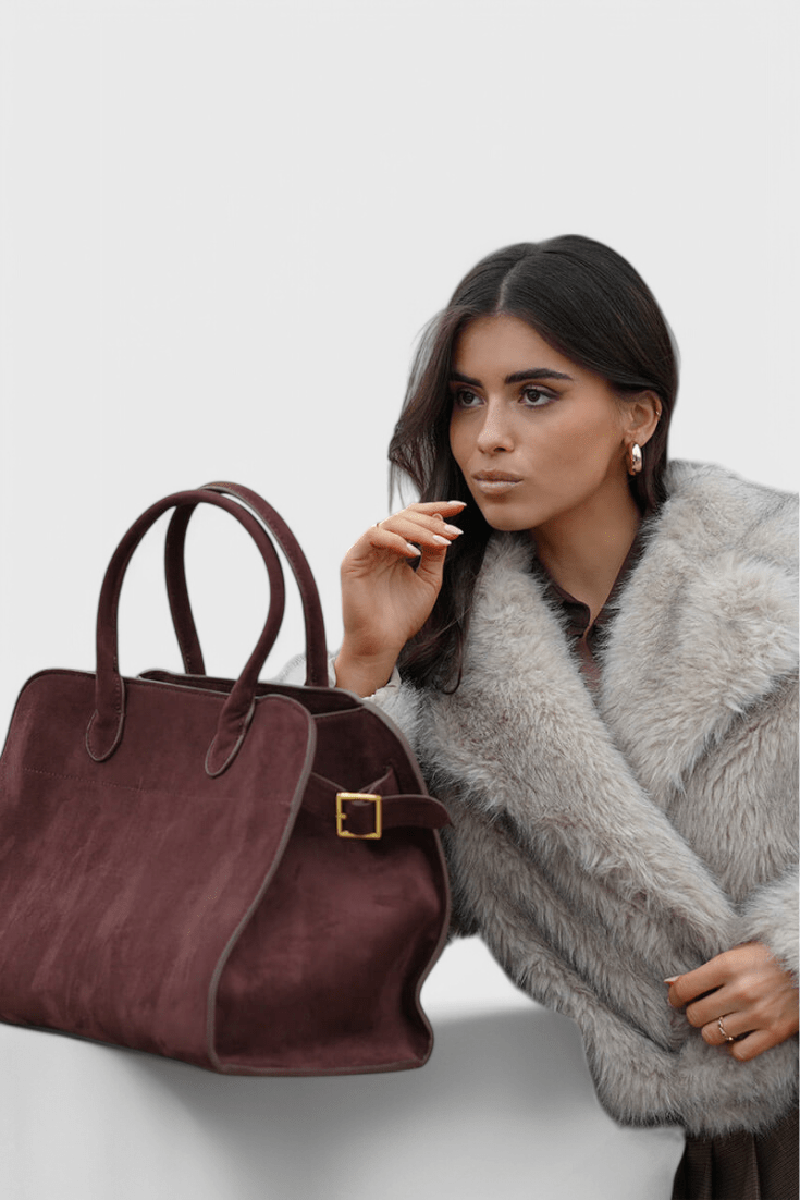 HARLOW | Geantă tote din piele vegană - Liora București