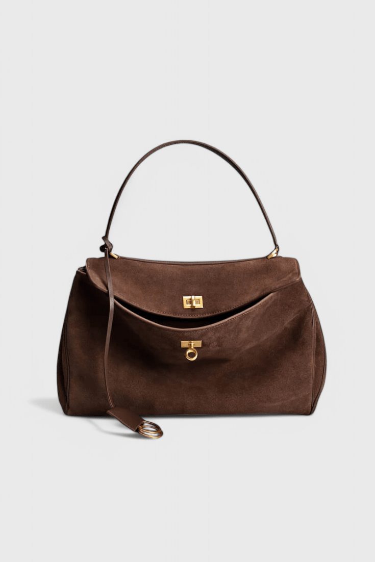 CRISTINA | Geantă de umăr din suede - Liora București