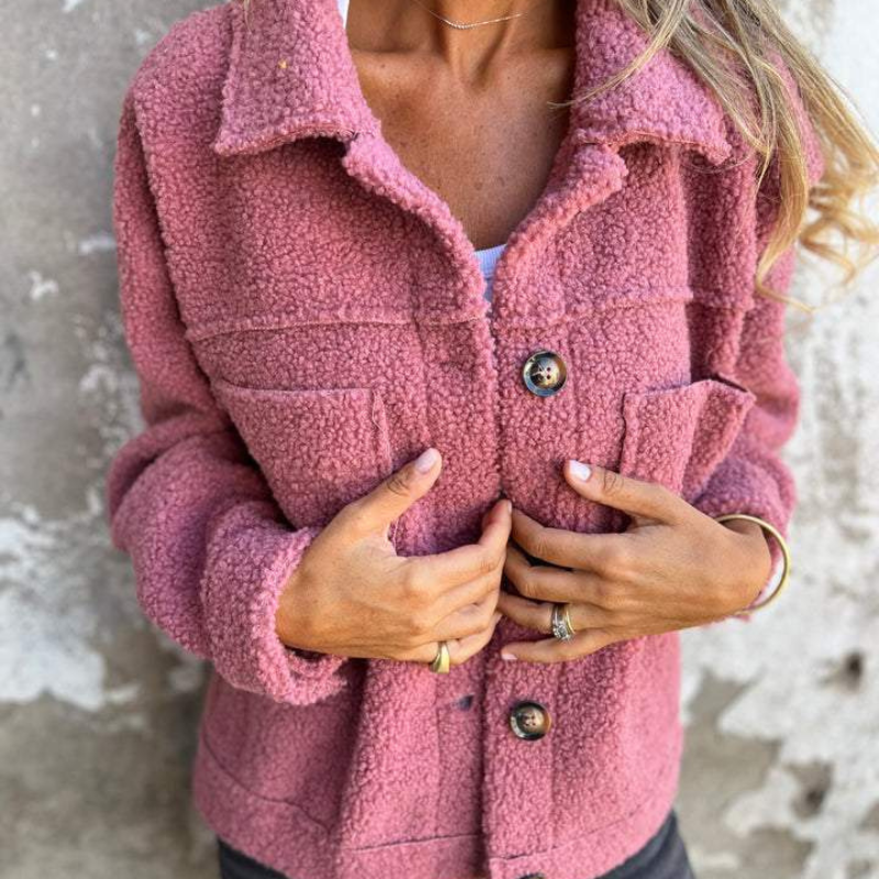 LUNA | Teddy jacket with pockets
