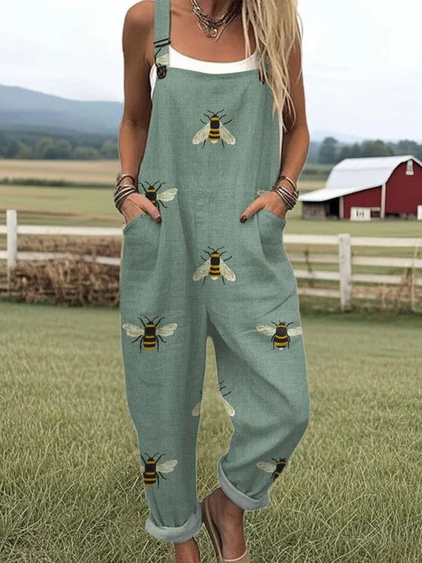 GRACE | Jumpsuit with bee print