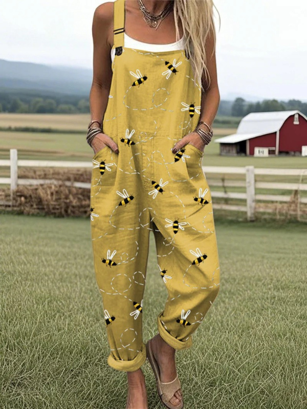 HARPER | Jumpsuit with bee print