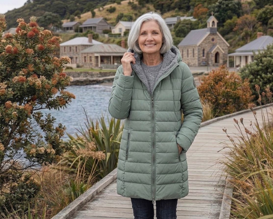 OLIVIA | Winter coat with quilted shell