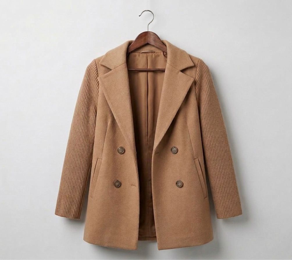 SASHA | Ribbed blazer coat