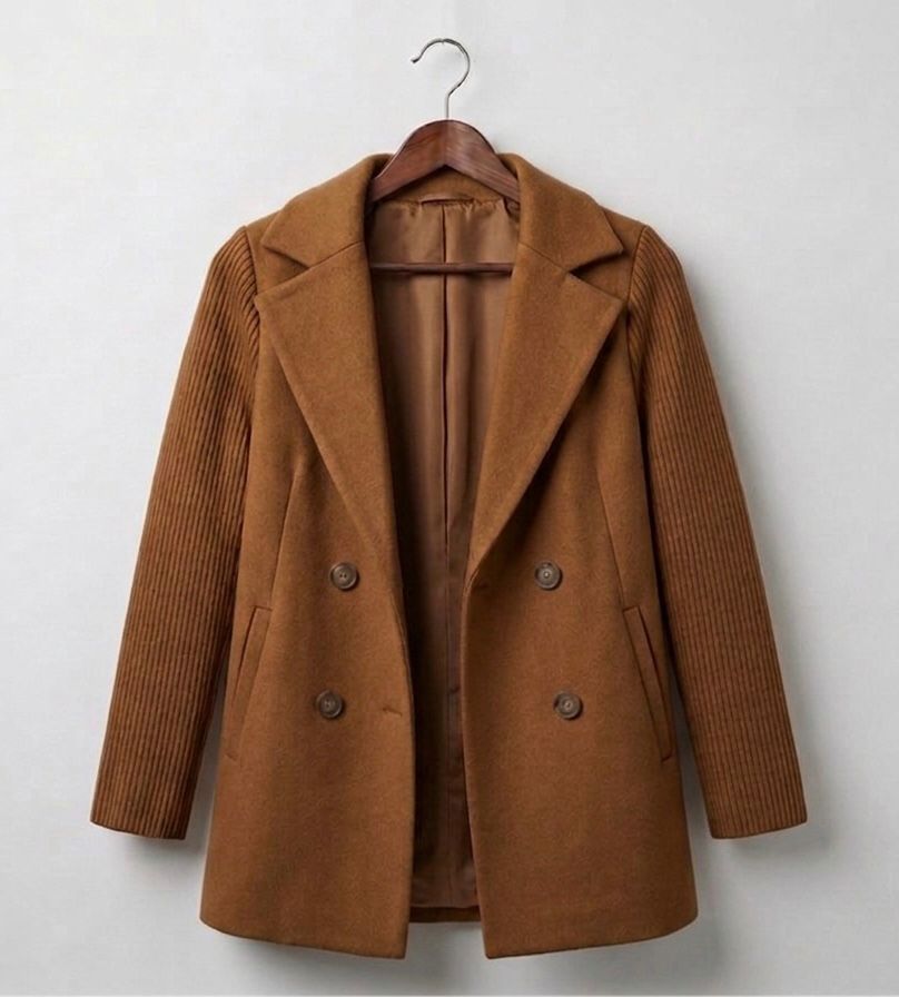 SASHA | Ribbed blazer coat