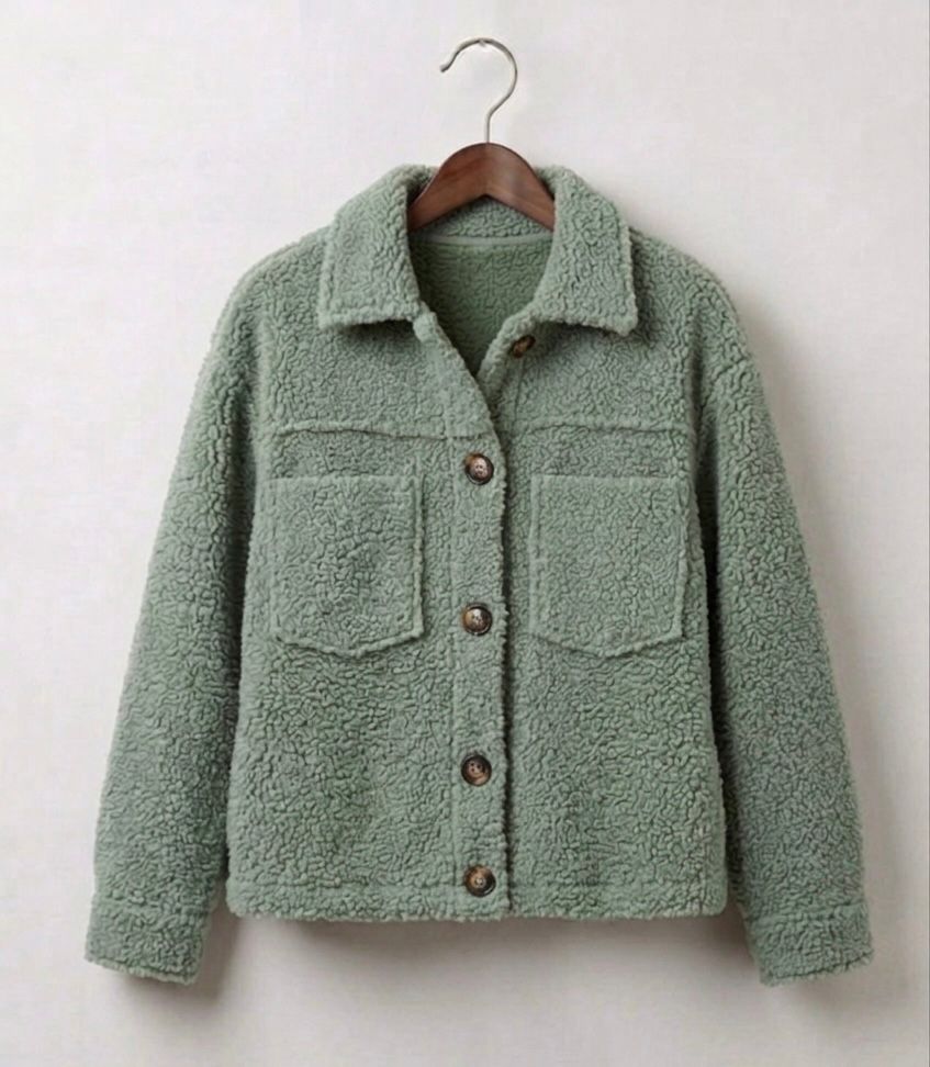 LUNA | Teddy jacket with pockets